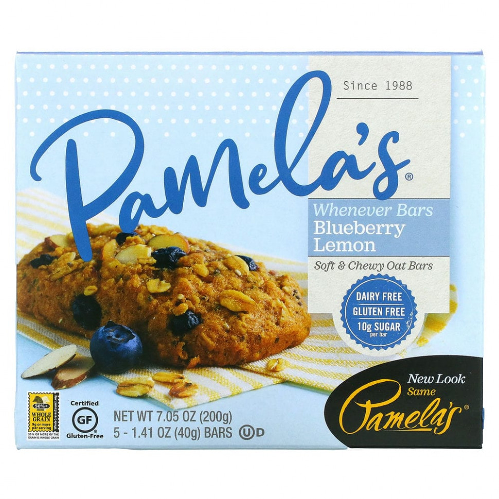  IHerb () Pamela's Products, Wheever Bars, ,   , 5 , 40  (1,41 ) , ,    1820 