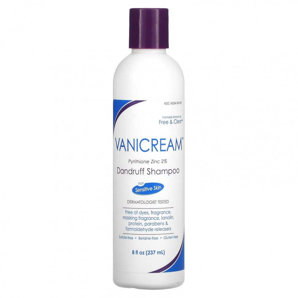  IHerb () Vanicream, Dandruff Shampoo, For Sensitive Skin, 8 fl oz (237 ml), ,    3110 