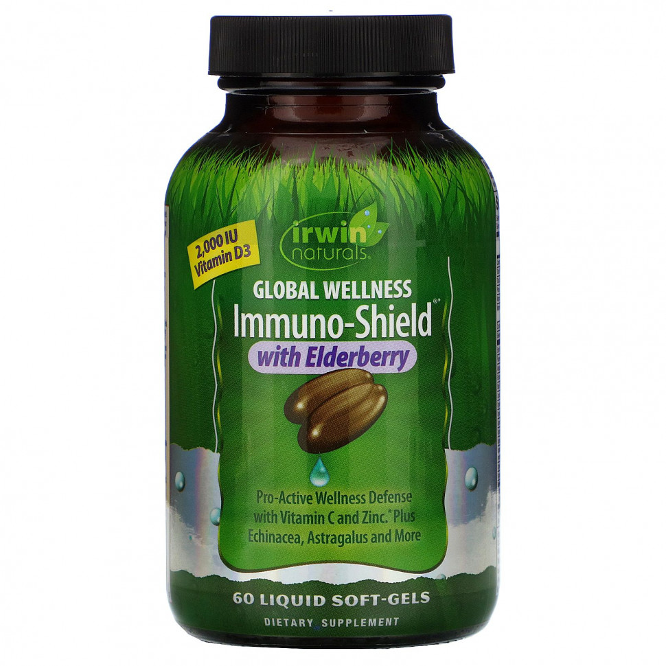 Irwin Naturals, Global Wellness Immuno-Shield  , 60       3720