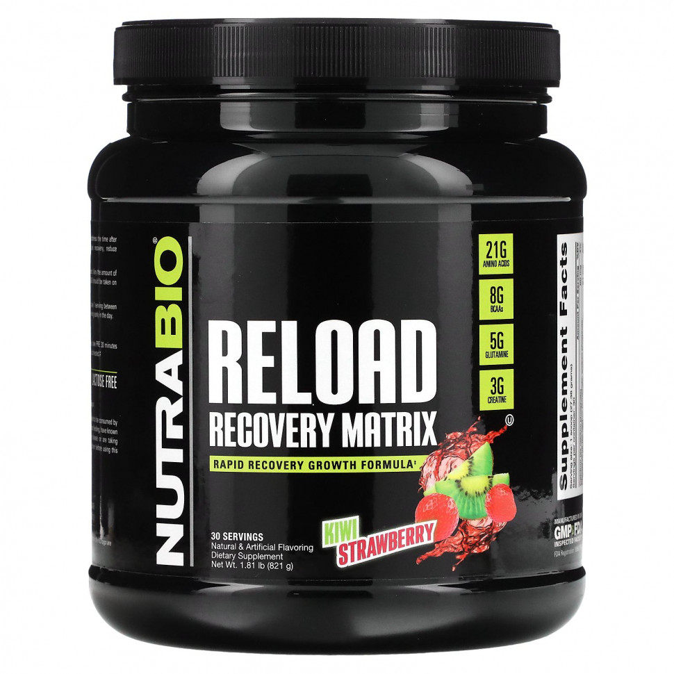 NutraBio Labs, Reload Recovery Matrix,   , 821  (1,81 )  8450
