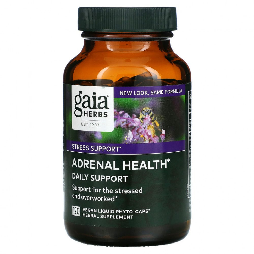 Gaia Herbs, Adrenal Health,  , 120   Phyto-Caps  7720