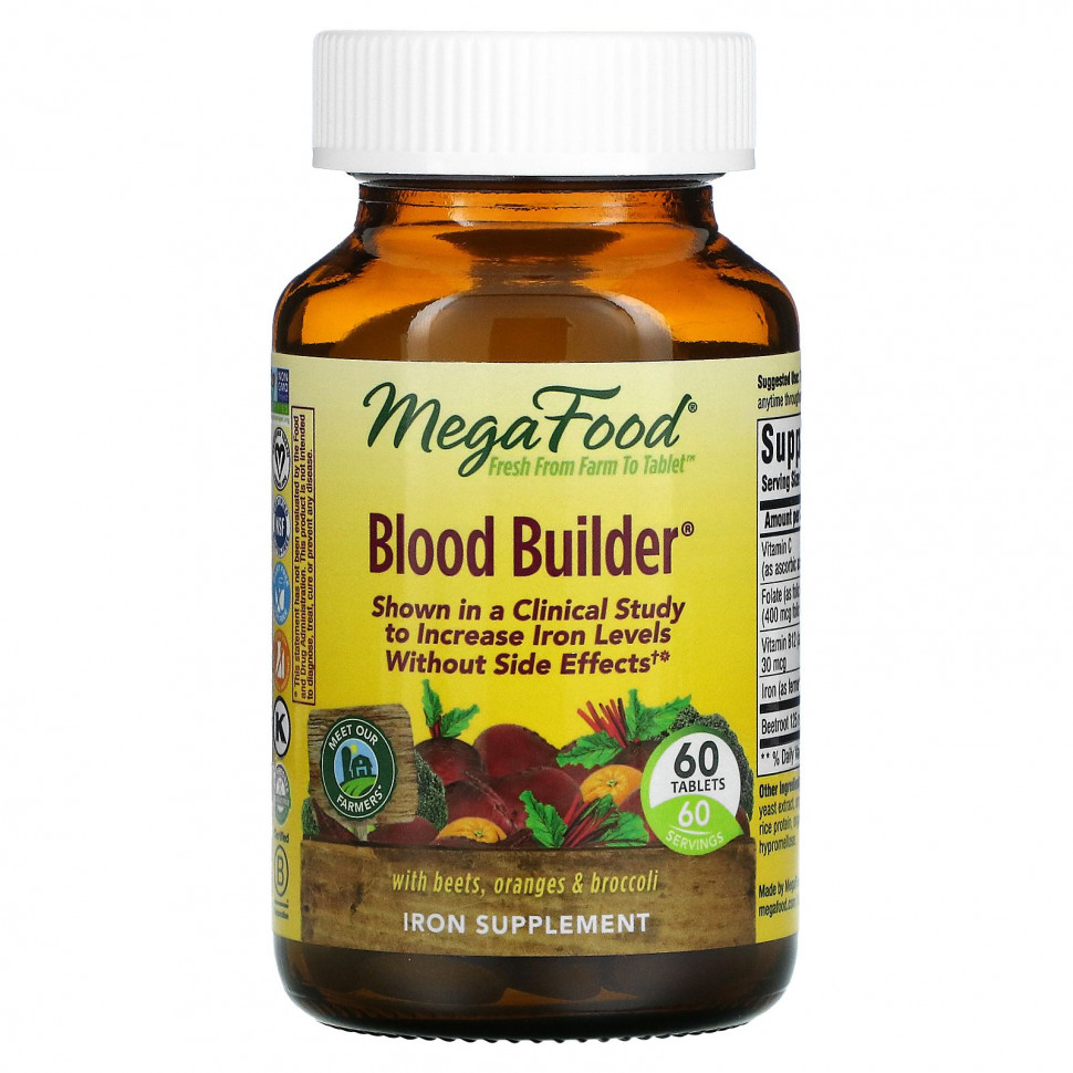 MegaFood, Blood Builder, 60   4860
