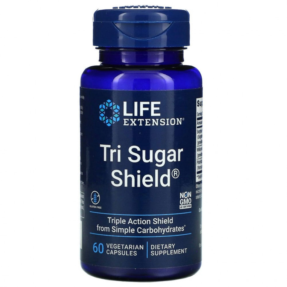 Life Extension, Tri Sugar Shield, 60    4060