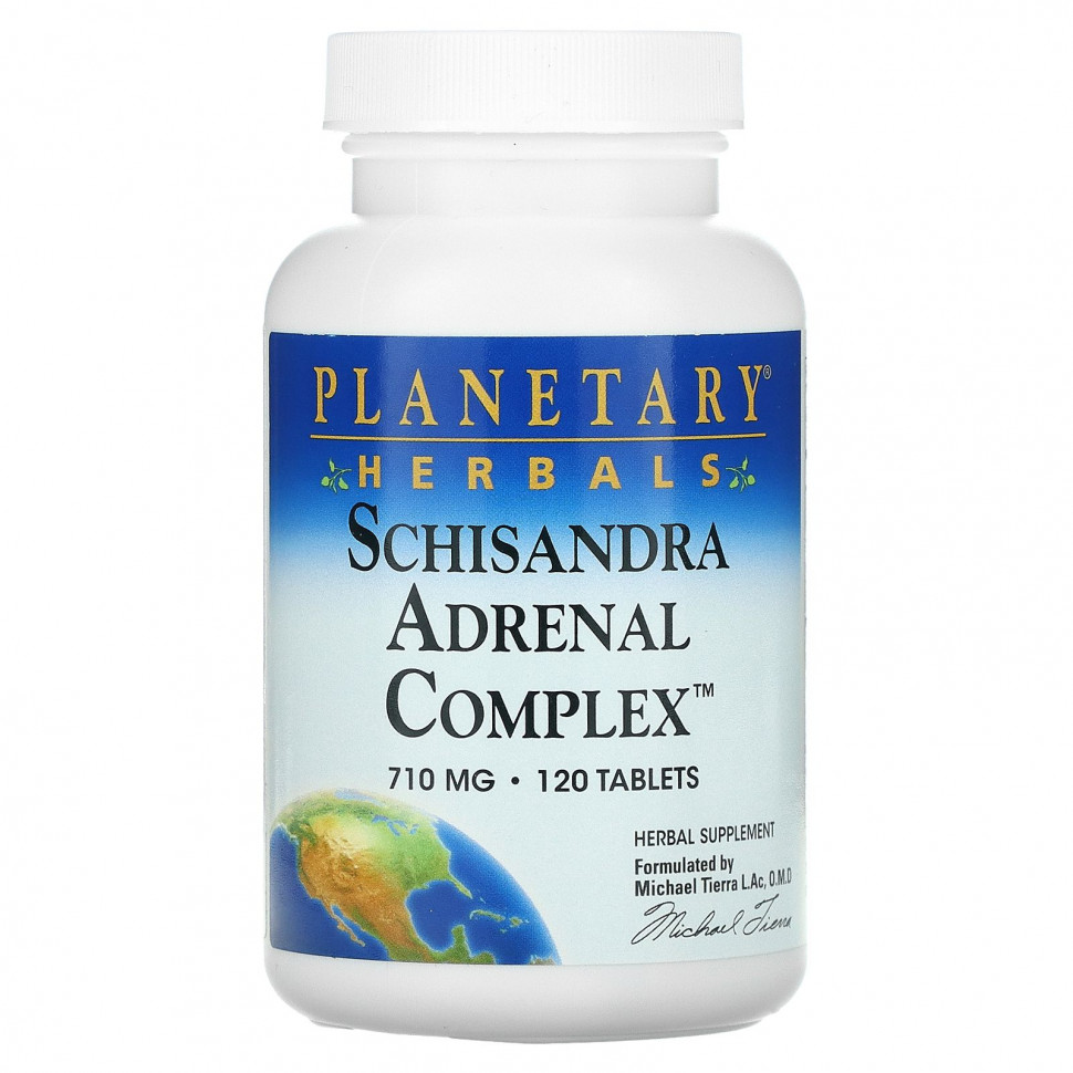 Planetary Herbals, Schisandra Adrenal Complex, 710 , 120   3550