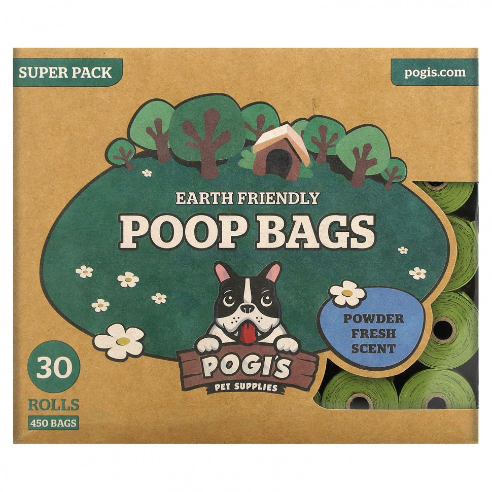 Pogi's Pet Supplies, Earth Friendly Poop Packages,  , 30 , 450   3500
