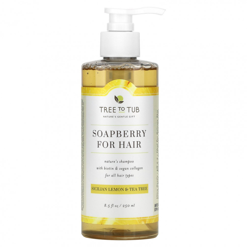  IHerb () Tree To Tub, Soapberry For Hair Shampoo,    ,     , 250  (8,5 . ), ,    4140 