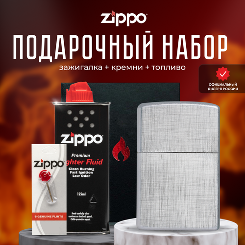   ZIPPO (  ZIPPO 28181 Classic, ,   Brushed Chrome +  + , 125  ) 5475
