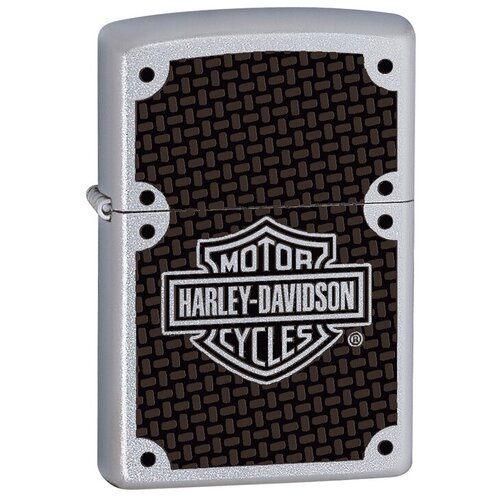  Zippo Harley-Davidson Carbon Fiber   Satin Chrome, /, , 24025 7350