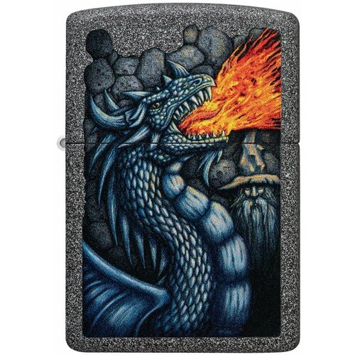    ZIPPO Classic 49776 Fiery Dragon   Iron Ston -   6570
