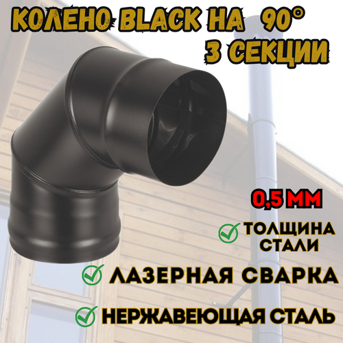  BLACK (AISI 430/0,8) 90* 3- . (200) 2828